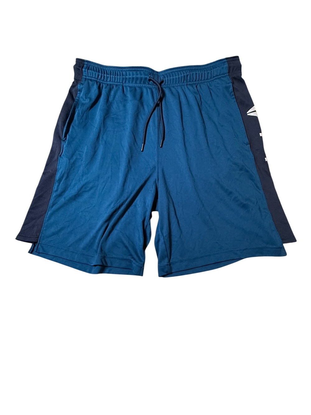 Reebok Mens XL Blue Athletic Shorts Mesh Side Panel Gym Basketball Running